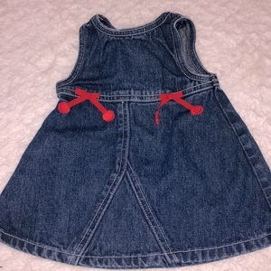 🌸3/$20 Baby Girl Denim Dress 0-3 month 🌸